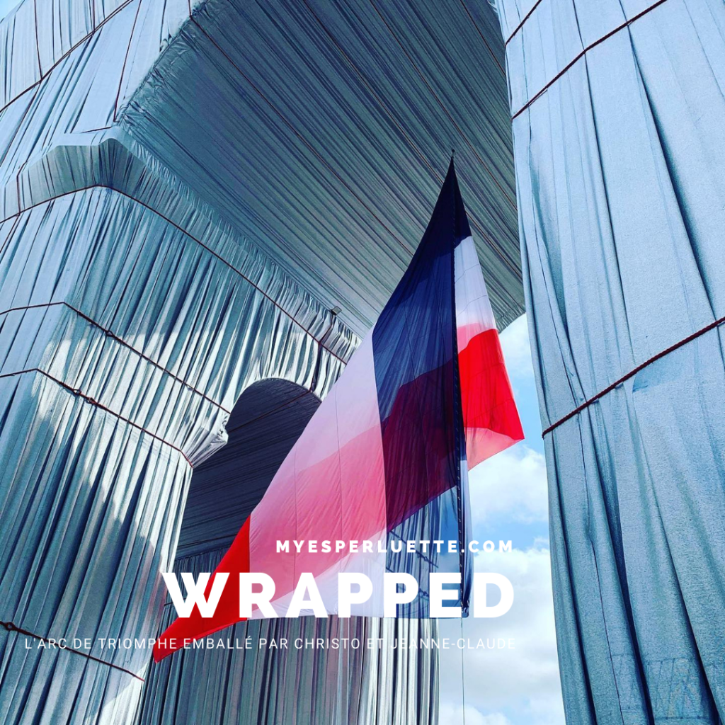 Wrapped Arc de Triomphe par Christo et Jeanne-Claude